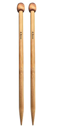 Weabetfu Bamboo Knitting Needle Straight Single...