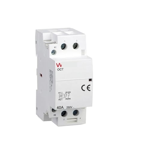 Contacteur sur rail DIN OCT-63 2P 63A 2NO pour circuit domestique 220V