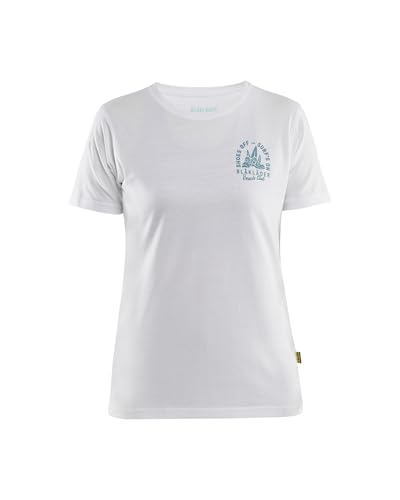 Camiseta de trabajo Blaklader Beach Club de mujer corte ergonómico textil laboral blanco XXL