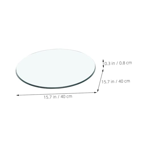 Mesa auxiliar moderna Alipis y mesa redonda de cristal para comedor 4