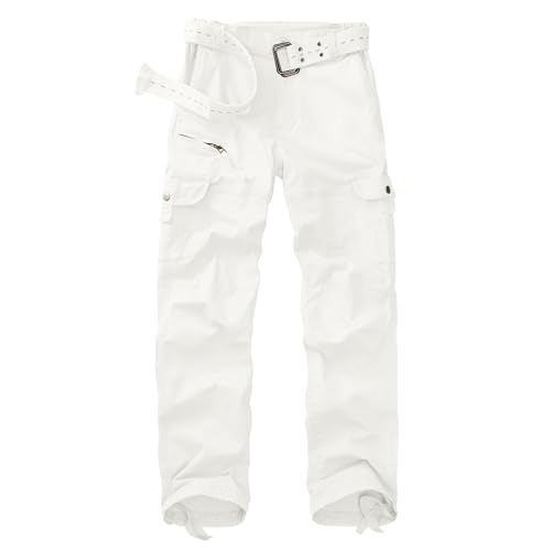 yeyity Pantalon cargo/de randonnée/d'extérieur/de jogging/de travail/de trekking, militaire, multi-poches, en coton, coupe décontractée, streetwear, pour...