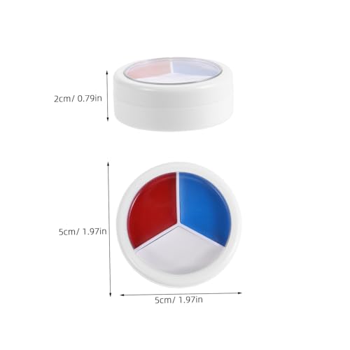 PACKOVE 1 ボックス 油絵の具 フェイスペイントメイク コスプレ顔料 顔の色素 メイクアップグリースペイント Diyのフェイスペインティング ボディピグメント ペースト