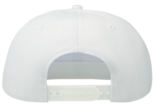 Image of Gelante Snapback Hats for Men - Flat Bill Brim Baseball Cap Hat - Plain Blank Adjustable