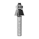 ENT 13740 Fasefräser HW, Schaft (S) 8 mm, Durchmesser (D) 17,2 mm, NL 9,5 mm, E 15°, SL 32 mm, mit Kugellager