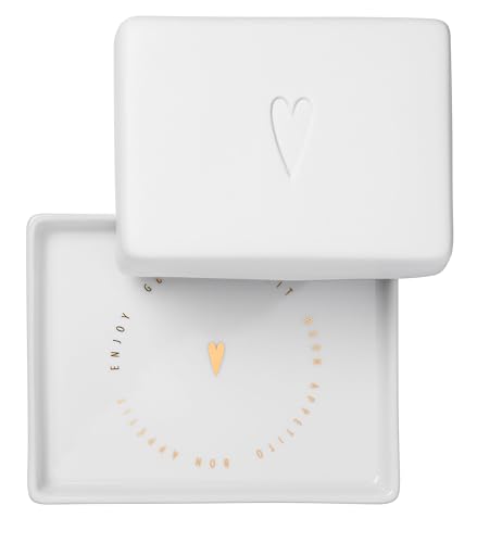 Räder kleine 1/4 Butterdose 'Herz' 11,5 x 9,5 x 6cm