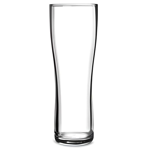 Utopia Aspen Pint Beer Glasses 20oz / 568ml - Set of 4-57cl Beer Glasses, Fully Toughened Glasses