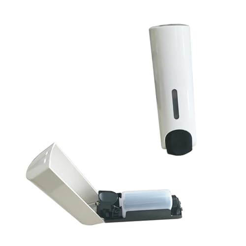 CONGARTENO 1pc Wall-Mounted Push Type Soap Dispenser Refillable Plastic Shampoo Bottle for Shower Gel Lotion Practical Bathroom Accessory