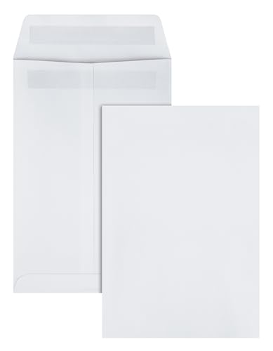 Enveloppes de catalogue blanches Quality Park Redi-Seal pour protéger vos documents à plat