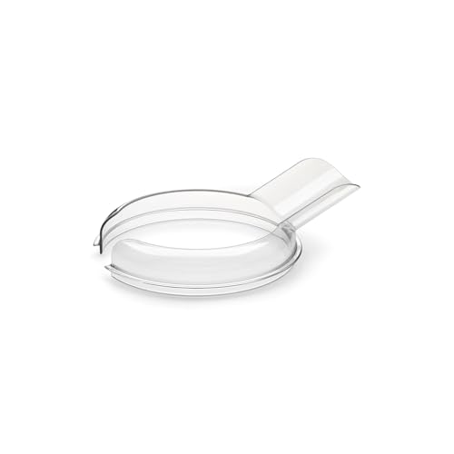 Smeg, Couvercle Verseur Anti-éclaboussures SMPS01, Aaccessoire Robot Pâtissier, avec Bec Verseur, Corps en Plastique Transparent, Compatible avec SMF02,...