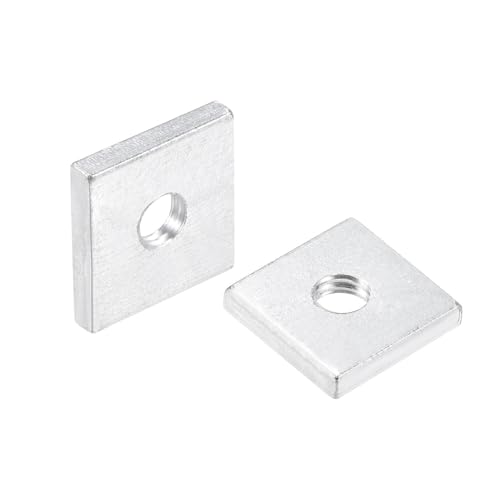 Tool Parts and Accessories Square Nuts M4x12mmx2mm Zinc-Plated Metric Coarse Thread Assortment Kit 25pcs (#CN-140824-14104)