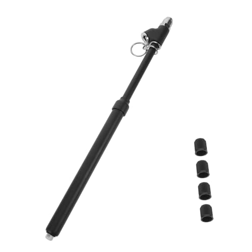 Manomètre crayon pour pression pneus double tête et tube allongé