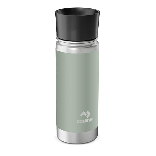 Dometic Thermo Bottle 50 – Termo de 500 ml – Botella de acero inoxidable – Apto para lavavajillas, sin BPA, aislamiento de doble pared – Termo, botella isotérmica – Moss