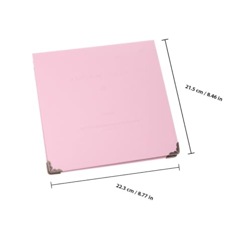 Libro color aleatorio diseño elegante para fotos y documentos rosa 3