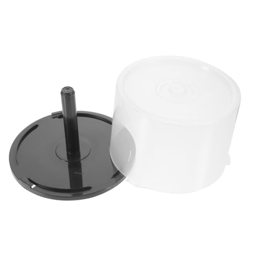 Toyvian Contenedor Plástico para Cds con Capacidad para Discos Cubo Organizador Compacto y Portátil para Almacenamiento y Protección de Discos Casa Coche y Viaje