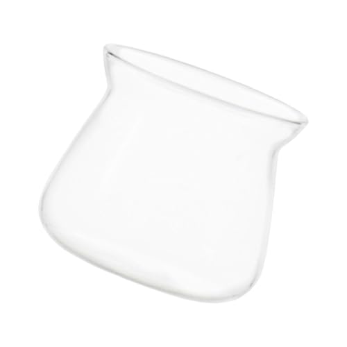 WKabnkn Ollas de café de vidrio de borosilicato resistentes para uso multifuncional en la degustación de cerveza y compartir el sabor del vidrio