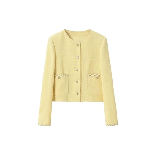 Veste courte élégante femme veste patchwork automne en polyester léger