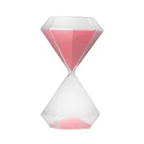 Tsophreniq Reloj de arena de 5 minutos, reloj de arena pequeño, reloj de arena de cristal, temporizador para aula, oficina, cocina, relojes de arena