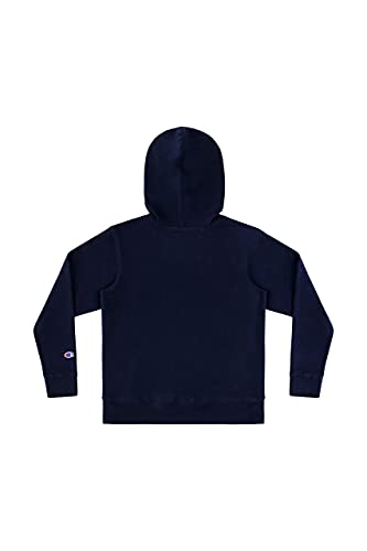 Champion Kids Clothes Sweatshirts Youth Heritage Fleece Pull On Hoody Sweatshirt with Hood (Medium, Navy)3