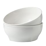 Onniyor Large Serving Bowls, 62 oz Salad Bowls, Ceramic Pasta Bowls Set, 8.3" Soup Bowls, Sturdy Mix