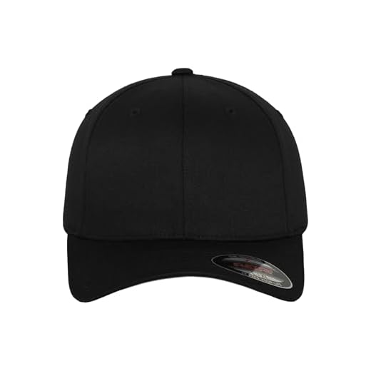Flexfit Wooly Combed Gorra de béisbol para Unisex adulto, Negro (blk/blk), S/M