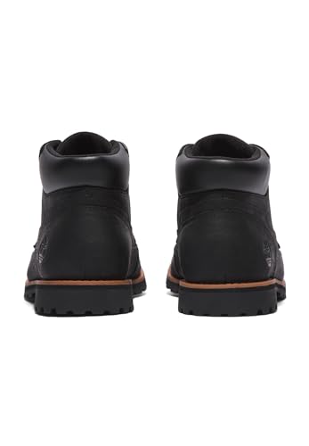 Timberland Men's Attleboro Pt Chukka, Black Full Grain, 13 US
