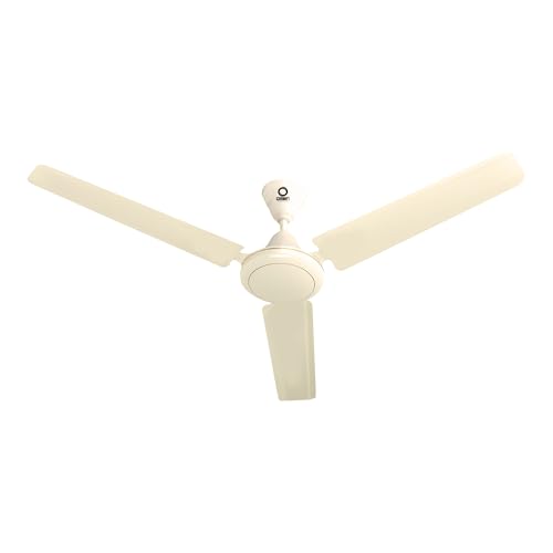 Image of Omen Changing Lives Aeroclassic 1200mm Ceiling Fan | BEE Star Rated | Home & Office | Outstanding Performance | ISI Certified | 2 Years Warranty | (Ivory)