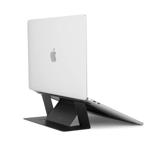 Image of MOFT Laptop Stand, Invisible Lightweight Laptop Computer Stand, Compatible with MacBook, Air, Pro, Tablets and Laptops up to 15.6 inch, Patented (Jet Black)