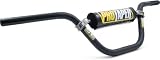 7/8 Inch Motorcycle Handlebars Aluminum, Compatible Pit Or Dirt Bike Handlebar with Foam Pad Universal for Motocross Pit Dirt Bike ATV Quad Mini Bike (Black, High Rise)
