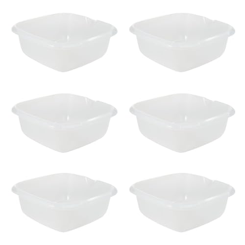 keeeper björk 6x Universal-Schüssel mit Ausguss, Eckig, 8 l, 34 x 34 cm, Transparent – Ansicht 1