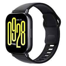 Image of Watch 5 Active BT Calling 3 mic,2 inch HD Screen,18 Days Battery,HyperOS,Metal Body Smartwatch (Active Midnight Black Strap, Free Size)