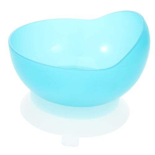 COLLBATH Round Suction Bowl for Elderly Non-Skid Spill Proof Scoop Dinnerware Adaptive Feeding Bowl for Seniors