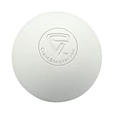 CRANKSHOOTER Lacrosse Ball Set, 1 Dozen Lacrosse Game Balls, NOCSAE, NCAA, NFHS, and SEI Certified, 12 Balls (White)