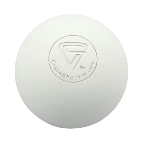 CRANKSHOOTER Lacrosse Ball Set, 1 Dozen Lacrosse Game Balls, NOCSAE, NCAA, NFHS, and SEI Certified, 12 Balls (White)