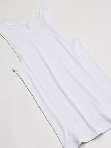 Nautica Men's 4 Pack Ribbed Cotton Tank Undershirts2