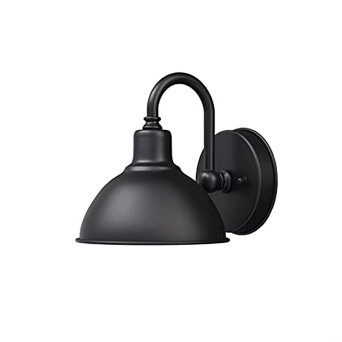 Applique extérieure étanche noire pour cour et porche