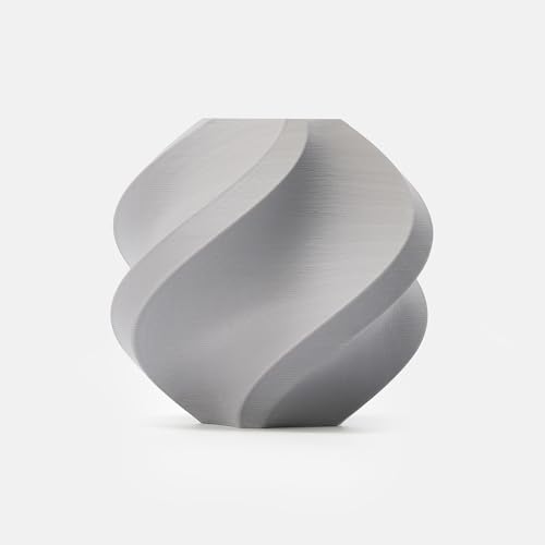 Image of Bamboo Lab PETG HF Refill Filament 1.75mm High-Speed, Easy to Print, Smooth Texture, Eco Friendly with RFID for Bambu Lab X1, P1,A1 Series 1KG (2.2lbs) Exclude Spool + /- 0.03mm (Grey 33101)