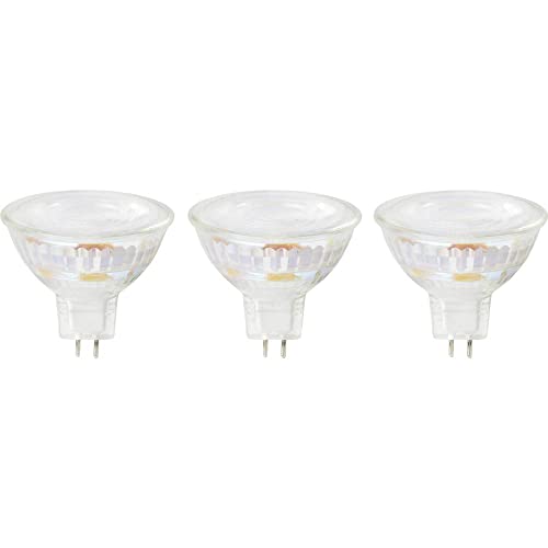 sygonix SY-4893258 Lot de 3 ampoules LED Classe d'efficacité énergétique E (A - G) G5.3 6,1 W = 35 W Blanc chaud (Ø x H) 50 mm x 44 mm