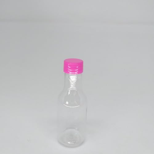 Garrafinha 50ml Lembrancinha Tampa Colorida- 30unidades (Rosa pink)