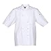Chef Works Men's Volnay Chef Coat, White, Medium