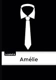  Le carnet d\'Amélie: Le carnet d\'Amélie - Lignes, 96p, A5 - Cravate