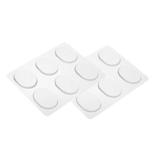 HANABASS 12Pcs Transparent Drum Silencers Self Adhesive Silicone Pads for Vibration Control Lightweight Drum Dampeners for Practice and Home Use Drum Accessories