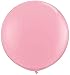 36 Inch Giant Latex Balloon Shimmering Pink (Premium Helium Quality) Pkg/3