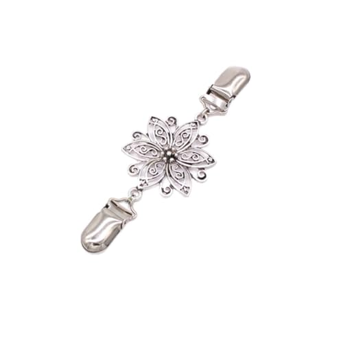 Pince pull argent antique et broche de serrage vintage haut de gamme