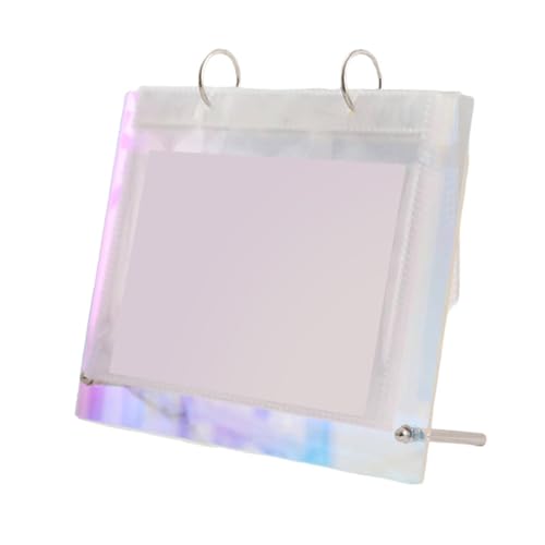 Album fotografico in acrilico da tavolo, ornamento trasparente, per scrivanie da ufficio, multicolore