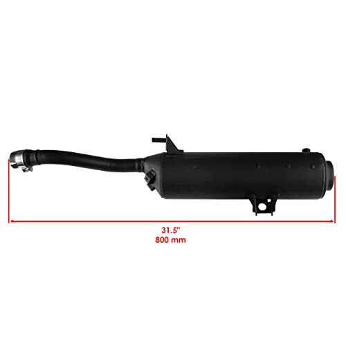 Caltric Exhaust Muffler for 2009-2013