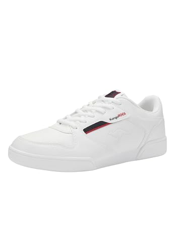 KangaROOS K-AC Rocky, Zapatillas Unisex Adulto, White Mono, 47 EU