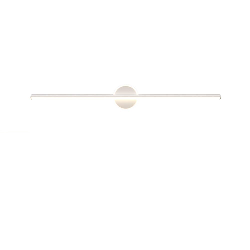Luces de pared nórdicas largas de esquina y lámpara LED blanca para dormitorio