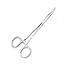 Premium Mosquito Hemostat Forceps, 5 in, Curved, Stainless Steel