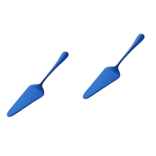 PRETYZOOM 2 Piezas De Pala para Hornear De Acero Inoxidable Pala para Pasteles Pala para Pizza Pala para Queso Herramienta para Cortar Pasteles Herramienta De Cocina Cubiertos