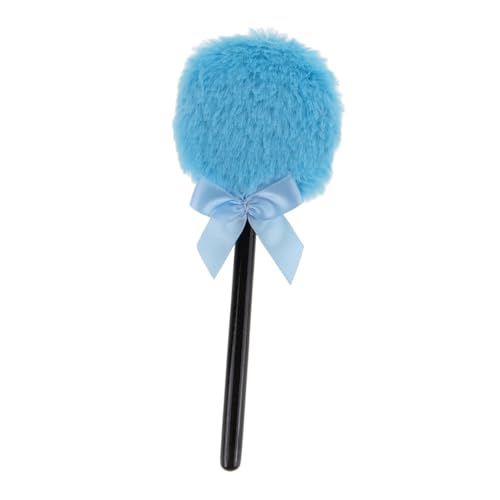 PartyKindom Lollipop Shaped Makeup Puff with Long Handle Soft and Fluffy Body Powder Applicator for Women for Loose Powder Sweat Absorption for Gentle Skin Care